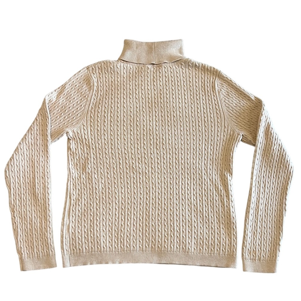 Croft & Barrow Long Sleeve Knit Turtle Neck Sweater - Picture 2 of 12